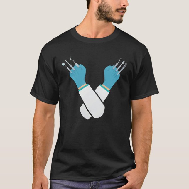 Dental Tools  for Dental Hygienists and Dentists T-Shirt (Vorderseite)