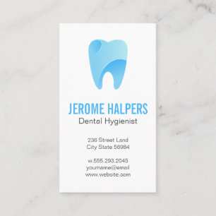 Dental Tooth Logo   Zahnmedizin Visitenkarte