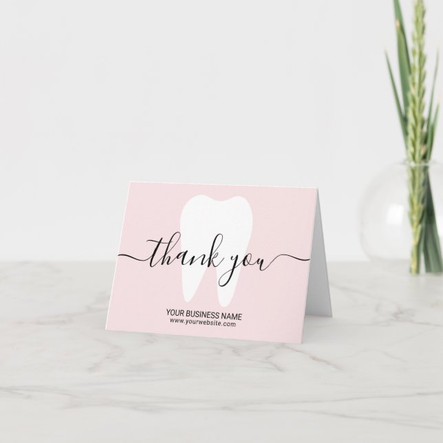 Dental White Tooth Blush Rose Dentist Merci (Devant)