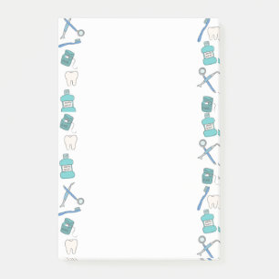 Dentaldesign-Notizblock Post-it Klebezettel