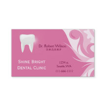 Dentale Visitenkarten mit Terminkarte