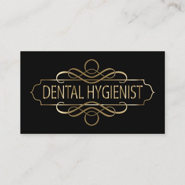 DentalHygienist Visitenkarte (Vorderseite)