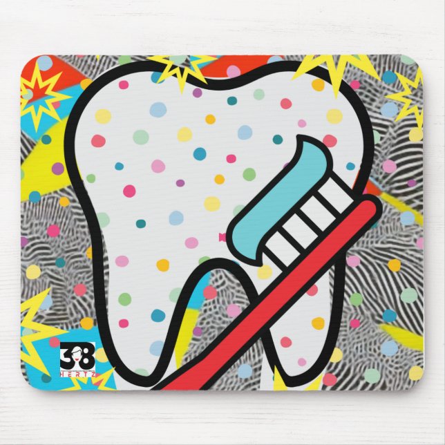 Dentalkunst Mousepad (Vorne)