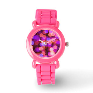 Dentelez la montre lizious d'A avec la bande rose