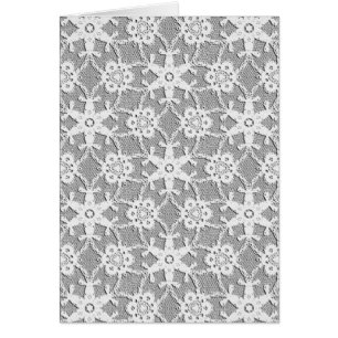 Dentelle antique - gris blanc et argent