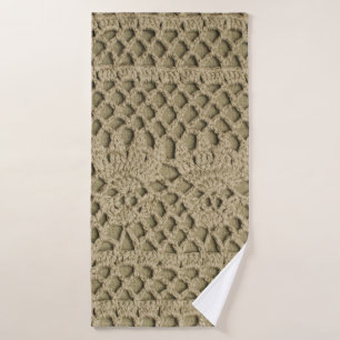 Dentelle artisanale vert olive sur arrière - plan