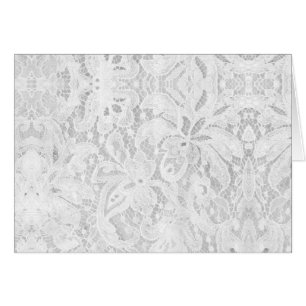 Dentelle blanche tombante