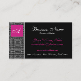 Dentelle élégante avec les cartes de visite roses