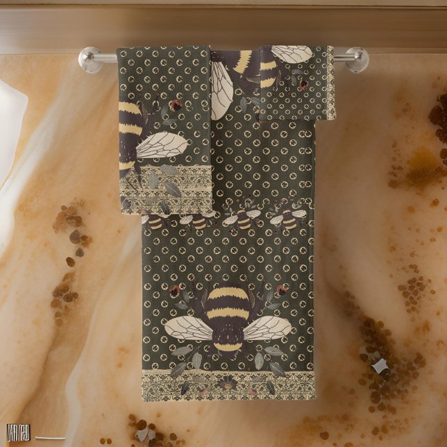 Dentelle grecque Bumblebebe Brown Jaune (Créateur téléchargé)