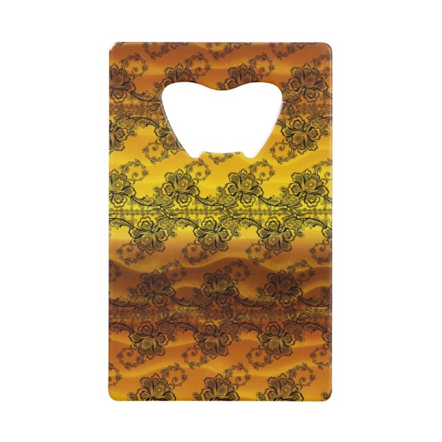 Dentelle noire au-dessus des vagues dorées (Devant)