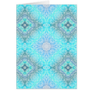Dentelle turquoise Mandala