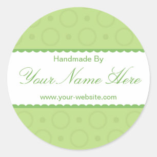 Dentelle Verte Faite À La Main Par Stickers Person