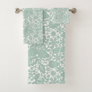 Dentelles vertes Sage Dentelles Design TOILETTE DE