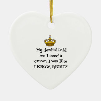 DENTIST BENÖTIGT CROWN KERAMIK ORNAMENT