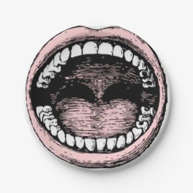 Dentist Birthday Party Pappteller (Vorderseite)