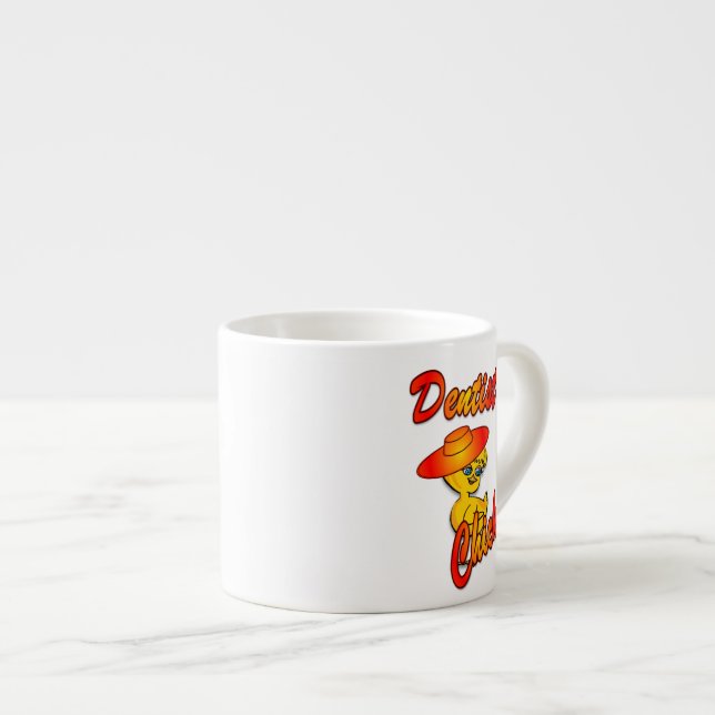 Dentist Chick #5 Espressotasse (Vorderseite Rechts)