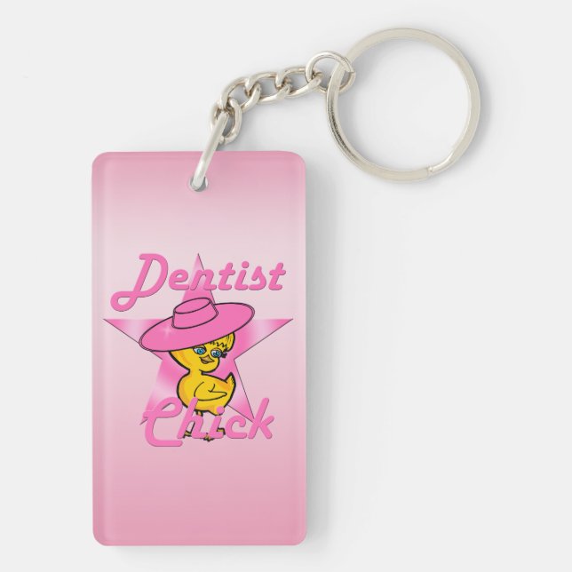 Dentist Chick #8 Schlüsselanhänger (Rückseite)