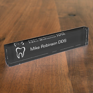 Dentist Dental Thème Bureau Plaques signalétiques