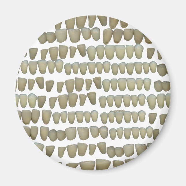 DENTIST DENTISTRY ORTHODONTICS ROTTEN TEETH MOUTH MAGNET (Vorne)
