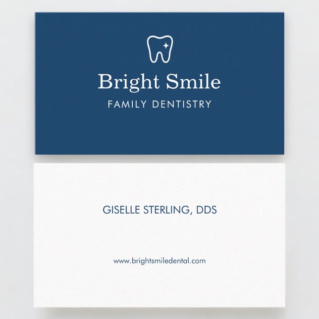 Dentist Dentistry Tooth Logo Visitenkarte (Von Creator hochgeladen)
