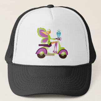 Dentist Gift Niedlich Tooth Fairy Scooter Girl Truckerkappe
