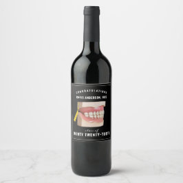 Dentist Gradust Congrats Vin Étiquette