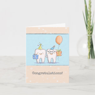 Dentist Herzlichen Glückwunsch Karte