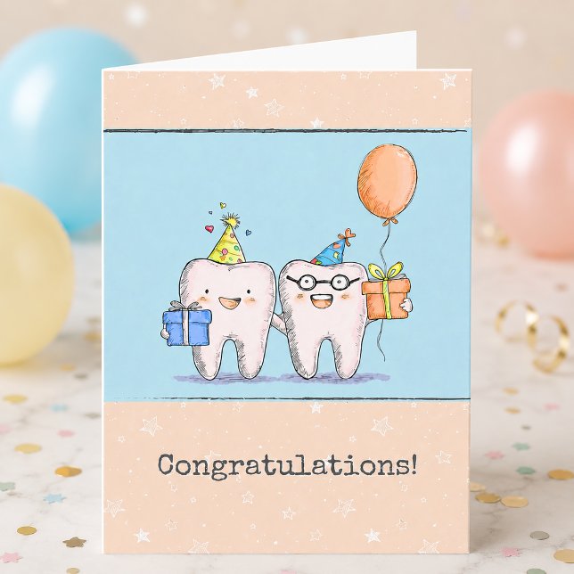 Dentist Herzlichen Glückwunsch Karte (Dentist Congratulations Card)