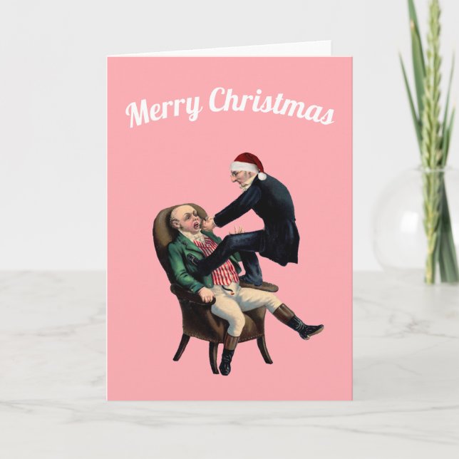 Dentist Merry Christmas Card Karte (Vorderseite)