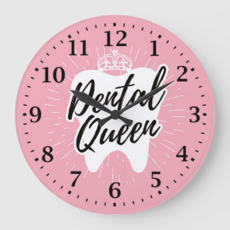 Dentist Office Hygienist Wall Clock Große Wanduhr