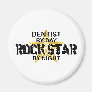Dentist Rock Star durch Nacht Magnet