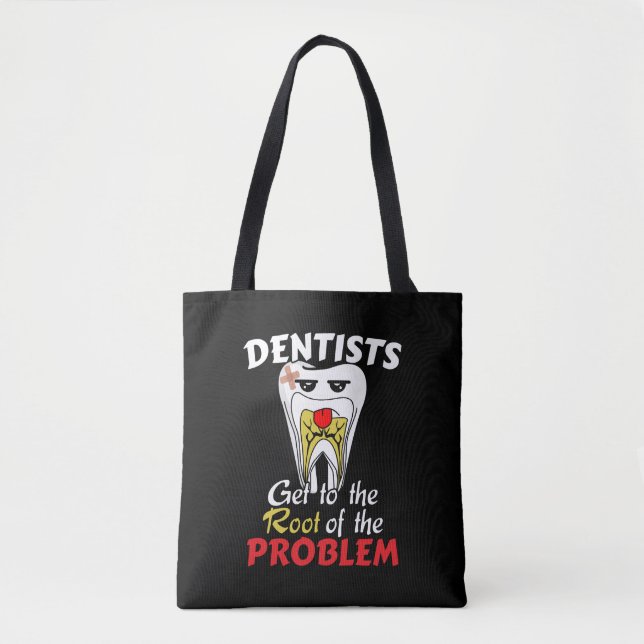 Dentist Root Canal - Tooth Cavity Pub Tasche (Vorderseite)
