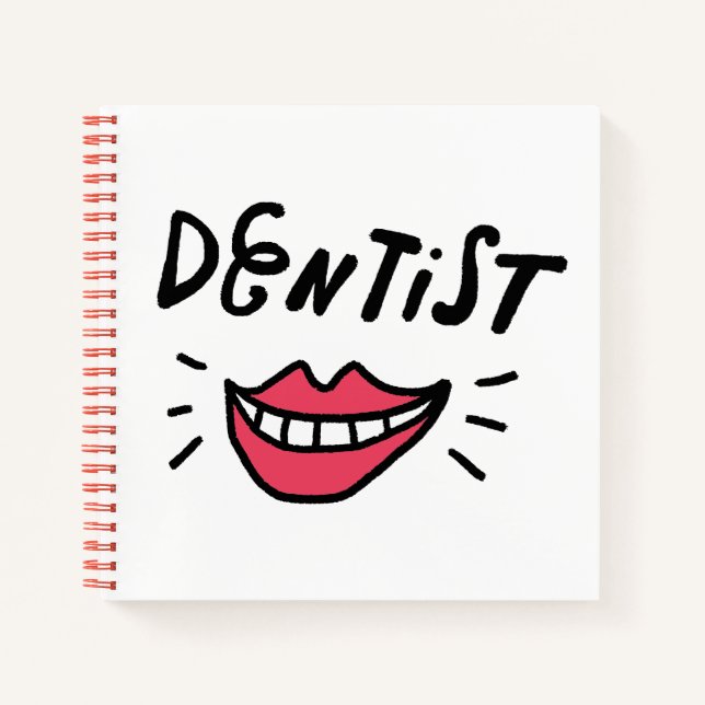 Dentist Smile Notizbuch (Vorderseite)
