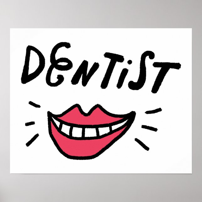 Dentist Smile Poster (Vorne)