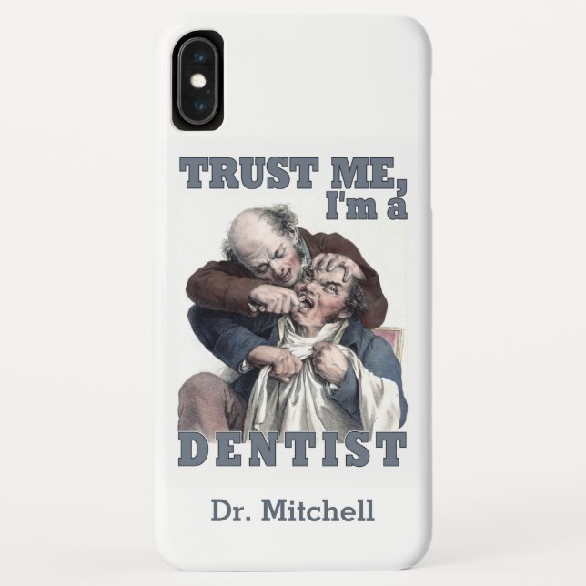 DENTIST SPASS INDIVIDUELLE NAME HÜLLEN (Rückseite)