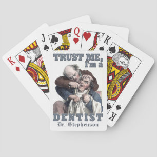 DENTIST Spaß individuelle Name Poker Karten Spielkarten