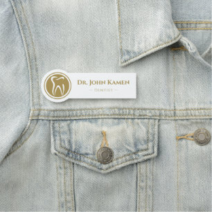 Dentist Teeth Logo Namensschild