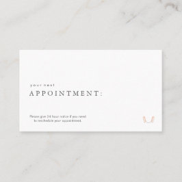 Dentist Tooth Logo Terminkarte