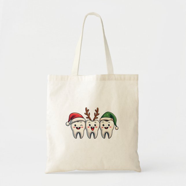 Dentist Weihnachten Weihnachten Weihnachtsfeiertag Tragetasche (Vorne)
