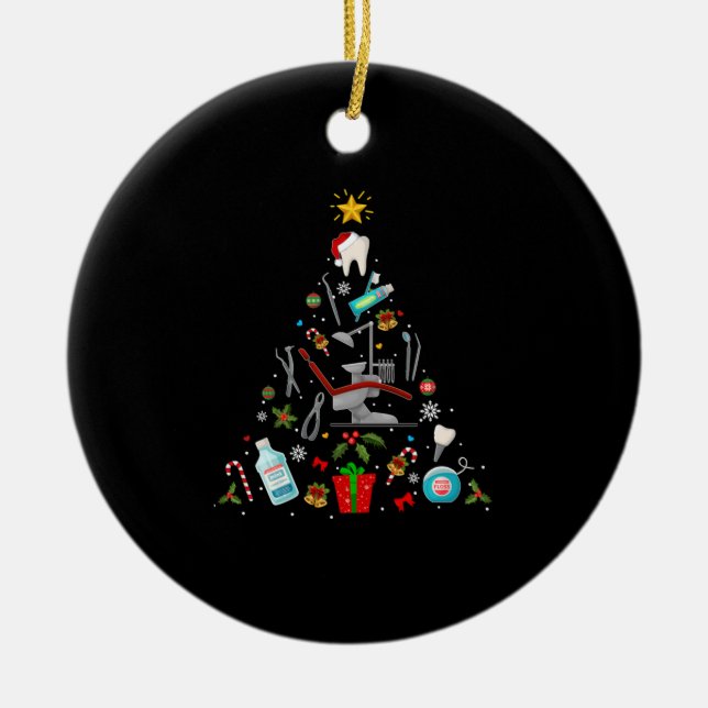Dentist Weihnachtsschmuck Weihnachten Weihnachtsba (Vorne)