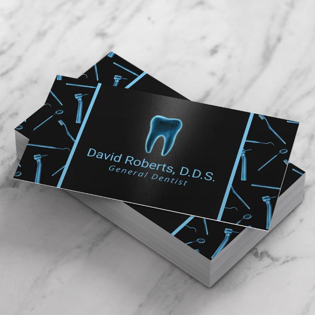 Dentist Xray Tooth Logo Beruflich Dental Care Visitenkarte (Von Creator hochgeladen)
