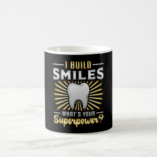 Dentist Zähne Zahn Superpower Funny Geschenk Kaffeetasse
