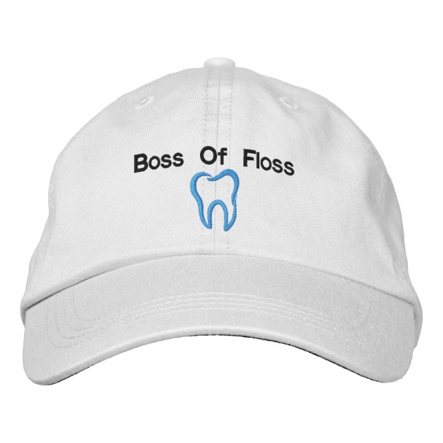 Dentiste amusant thème Casquette ajustable (Devant)