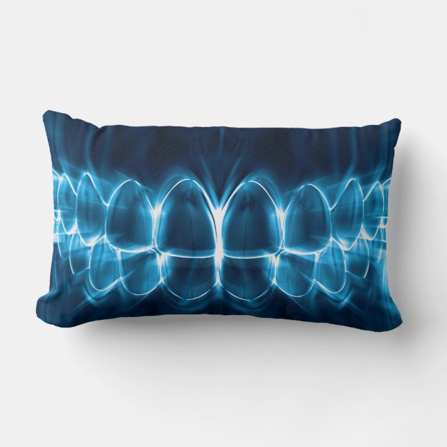 Dentiste Coussin de dents bleu brillant (Recto)