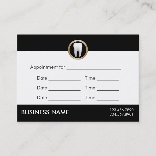 Dentiste dentaire de professionnel de rendez-vous (Devant)