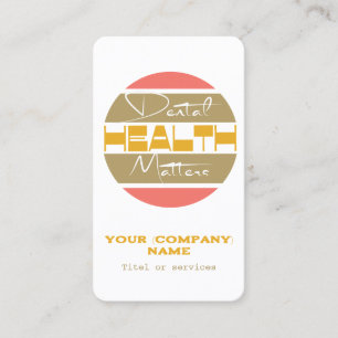Dentiste, professionnels des soins dentaires Carte