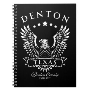 Denton Texas Vintag Eagle Notizblock