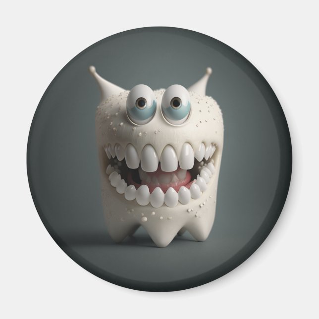 Dents de dents, aimant (Devant)