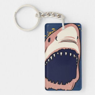 Dents de requin en demi-teintes Pop Art Panneau de