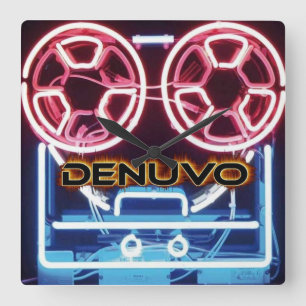 Denuvo Wall Clock Quadratische Wanduhr